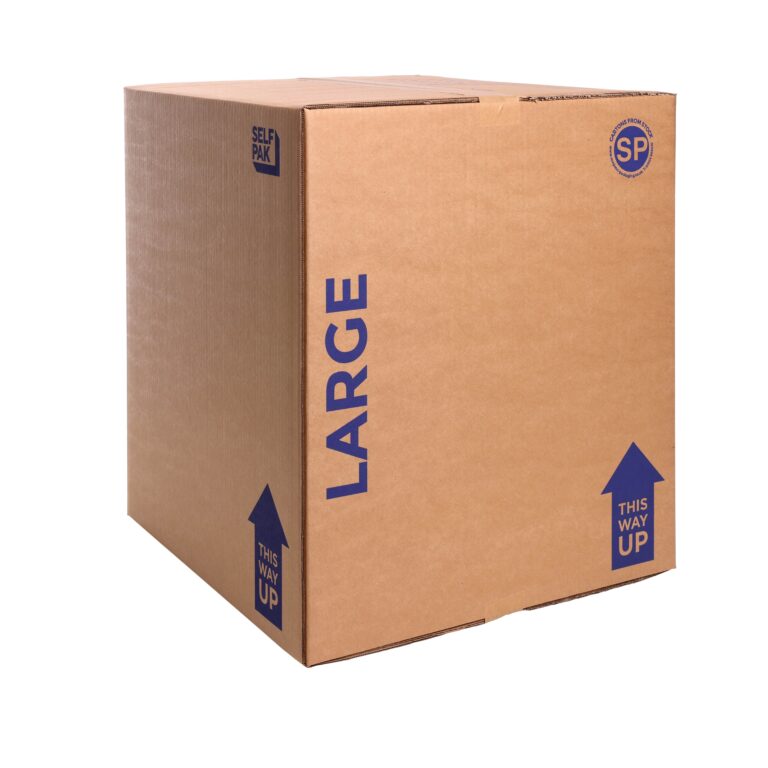Large cardboard box